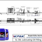 Automatinė 5L-30L tepalinės alyvos pildymo linija
