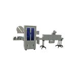 Automatic Shrinking Sleeving Labeling Machine Automatinis susitraukiančių rankovių etikečių klijavimo aparatas